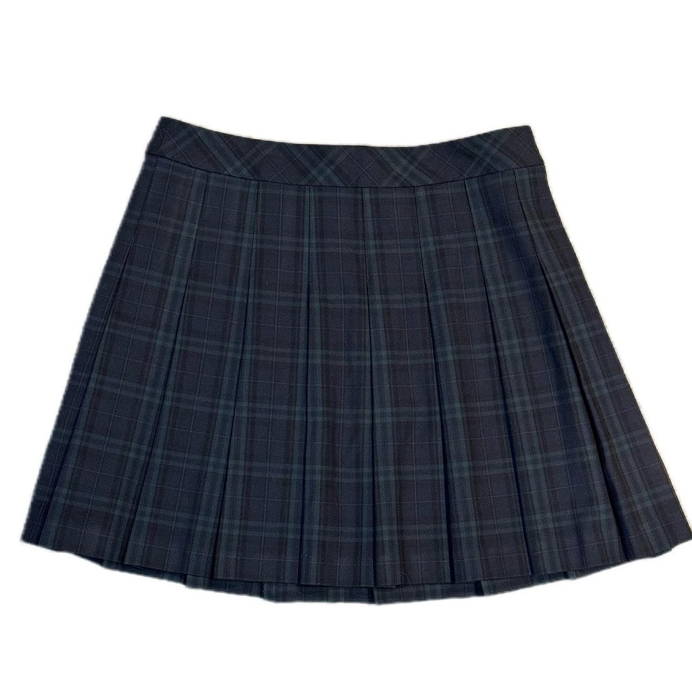 Aritzia Sunday Best Olive Pleated Mini Skirt